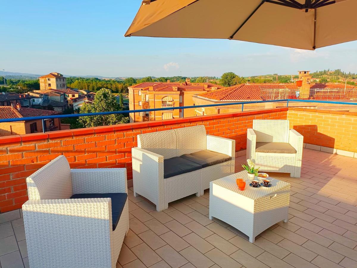 Siena Appartamento Con Splendido Terrazzo Presciano Zewnętrze zdjęcie
